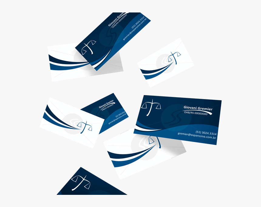 Carto De Visita Pintor - Flying Business Cards Mockup, HD Png Download, Free Download