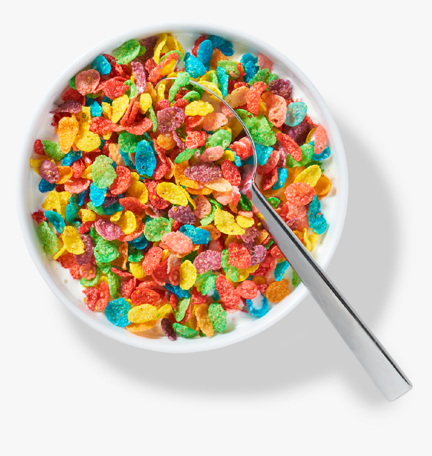 Bowl Of Fruity Pebbles Cereal, HD Png Download, Free Download