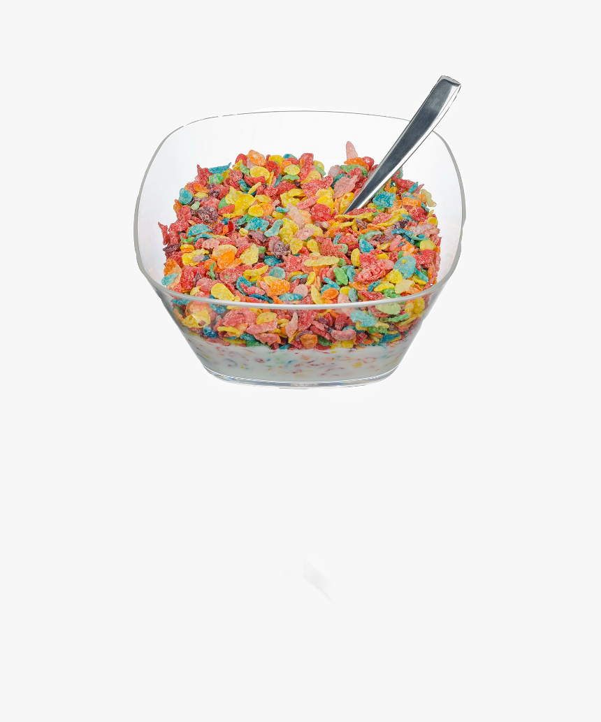 Cereal Fruity Pebbles , Png Download - Bowl Of Fruity Pebbles Cereal, Transparent Png, Free Download