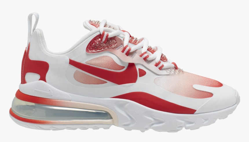 Nike Air Max 270 React Bubble Wrap Red Gradient Av3387-100 - Air Max 270 React Bubble Wrap, HD Png Download, Free Download