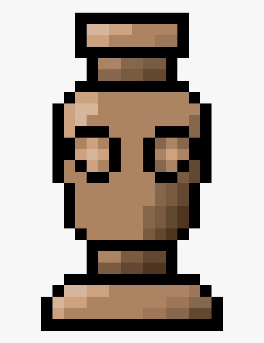 Wooden Head Statue - Pixel Art Pokemon Mudkip, HD Png Download, Free Download