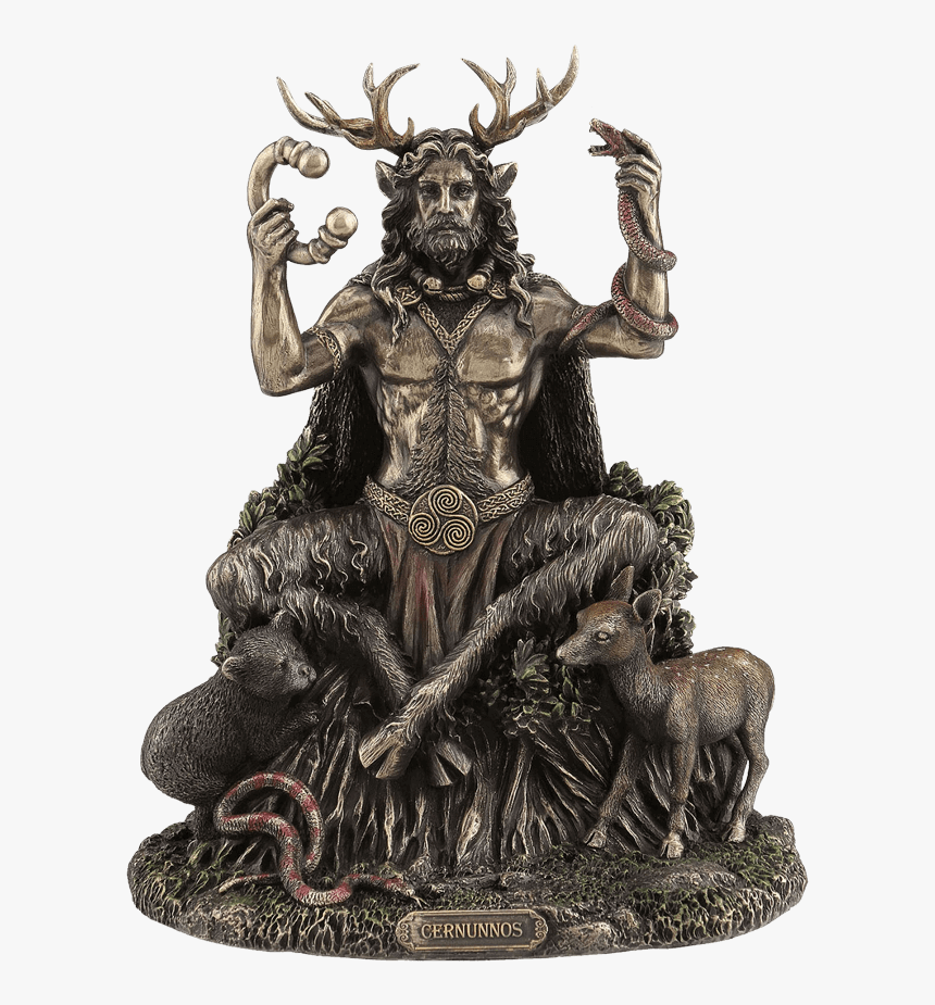 Celtic God Cernunnos Sitting Statue - Cernunnos Statue, HD Png Download, Free Download