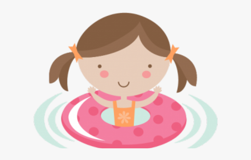 Pool Clipart Girl - Girl In Pool Clipart, HD Png Download, Free Download