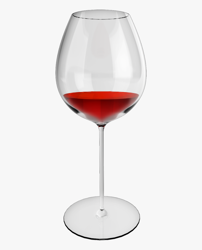 Red Wine Glass Pinot Noir - Wine Glass, HD Png Download, Free Download