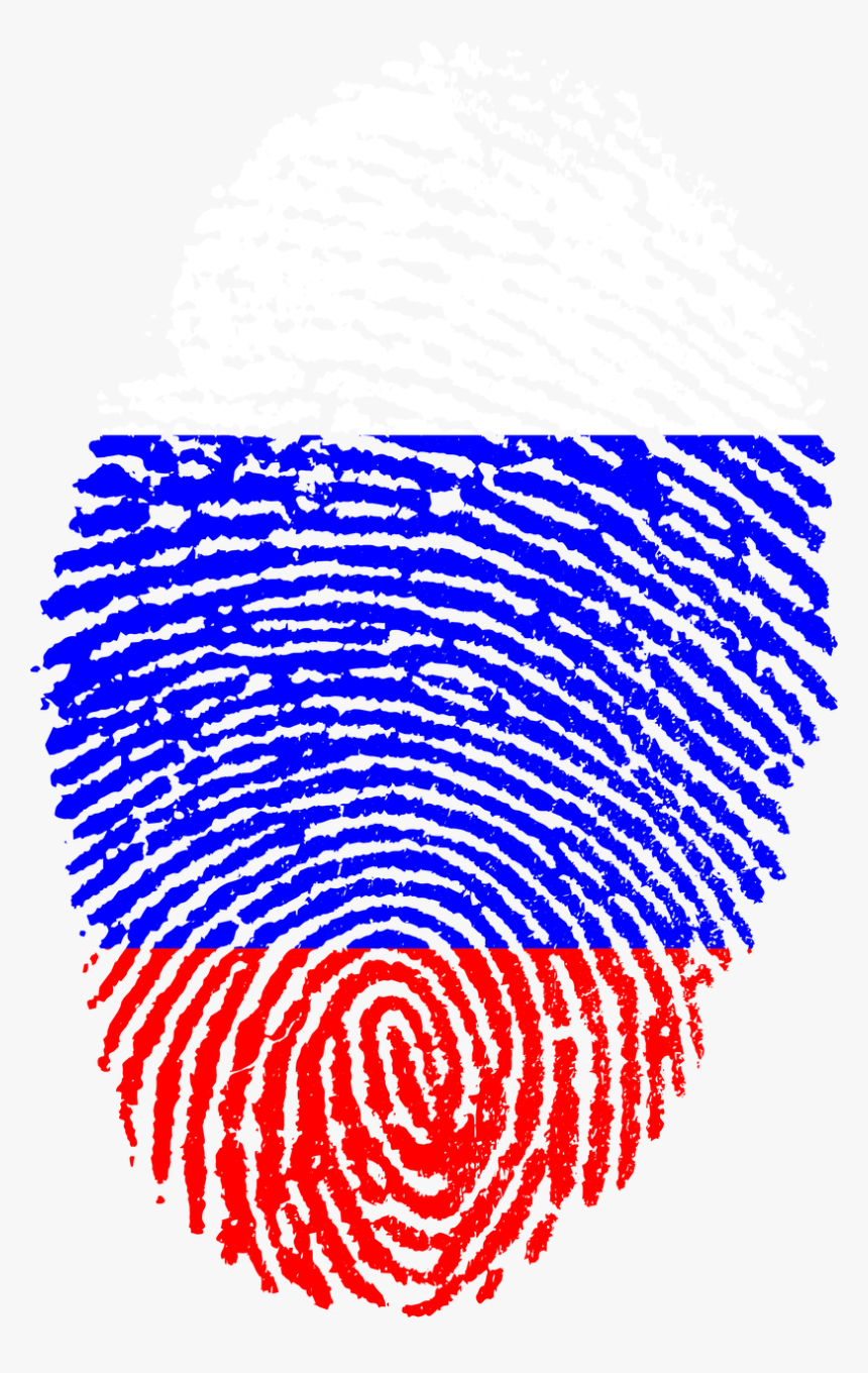 Russia Flag Fingerprint Country Png Image - Russia Flag Fingerprint, Transparent Png, Free Download