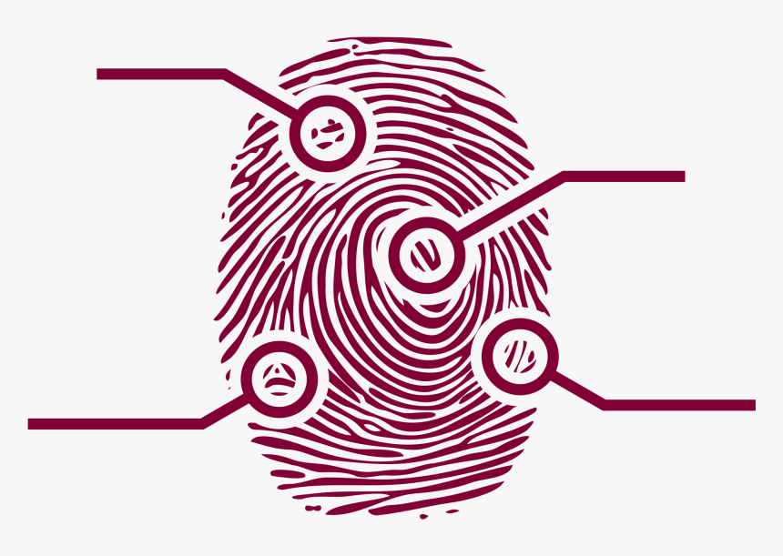 Fingerprint Logo Clip Arts - Clip Art Finger Printing, HD Png Download, Free Download