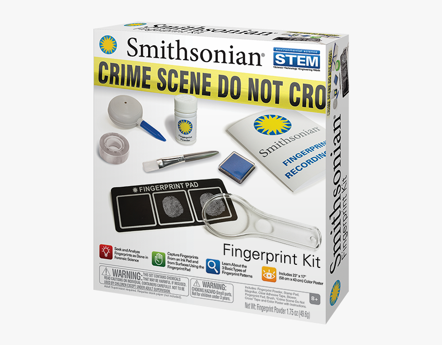Smithsonian Fingerprint Kit, HD Png Download, Free Download