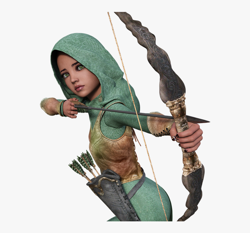 Fee, Elf, Arch, Arrow, Objectives, Quiver, Fairy, Fae - Elf, HD Png Download, Free Download