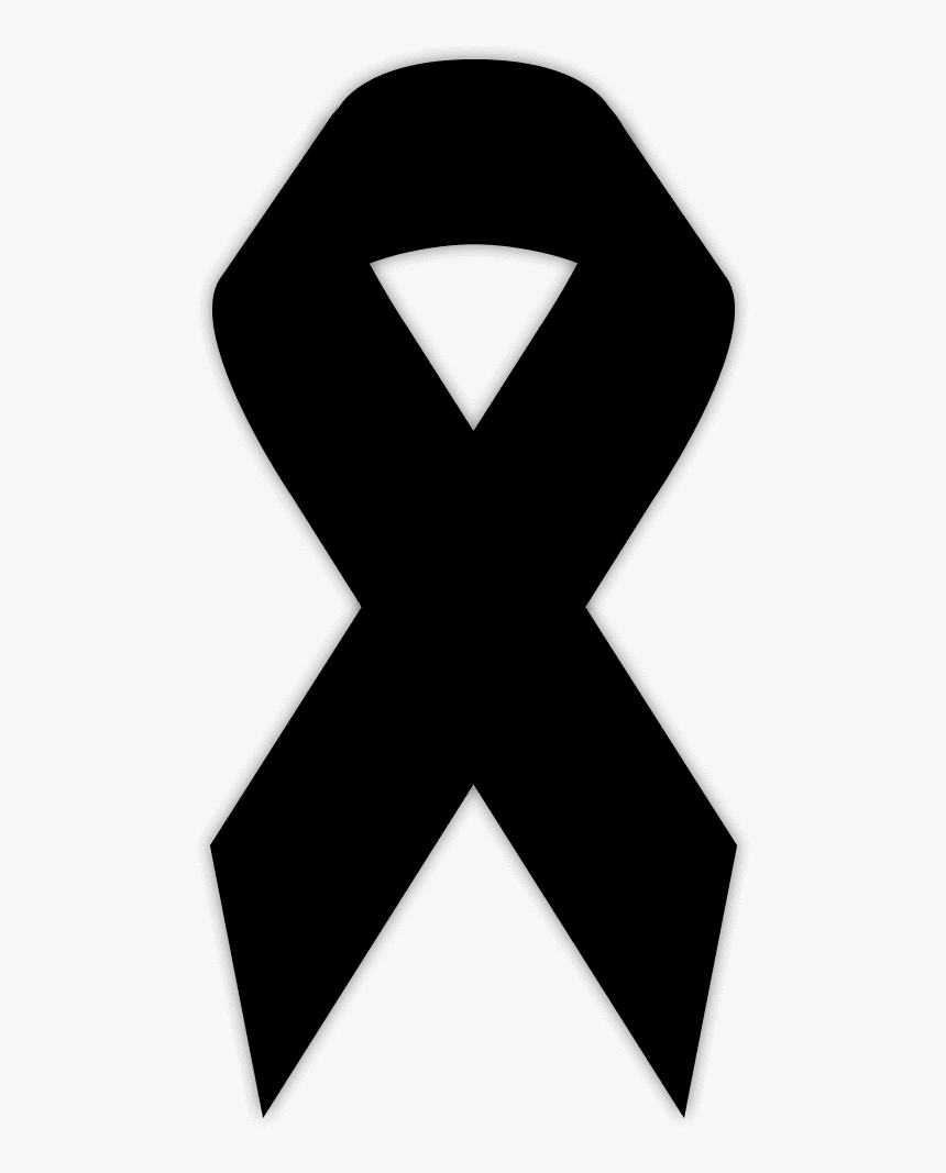 Black Ribbon Mourning Fotolia - Mourning Logo, HD Png Download, Free Download