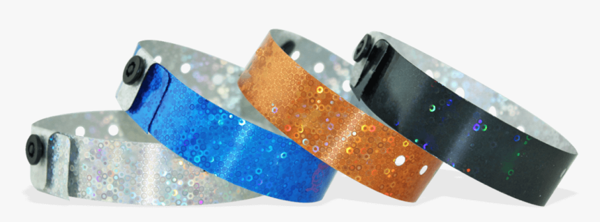 Holographic Wristbands 19 Mm Liquid Glitter - Metallic Polsbandje, HD Png Download, Free Download
