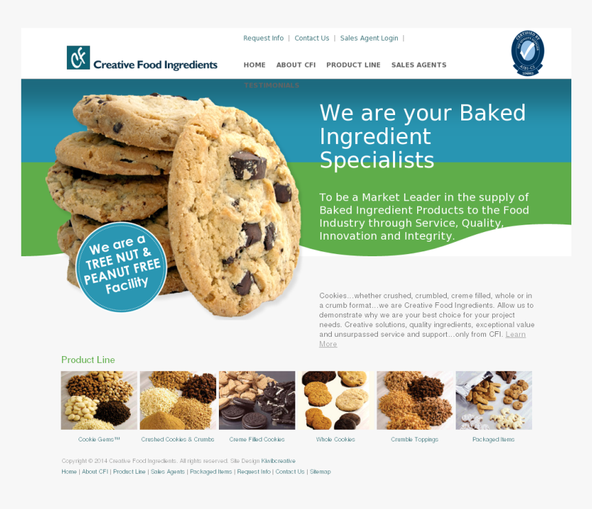 Creative Food Ingredients Competitors, Revenue And - Chocolate Chip Cookie, HD Png Download, Free Download