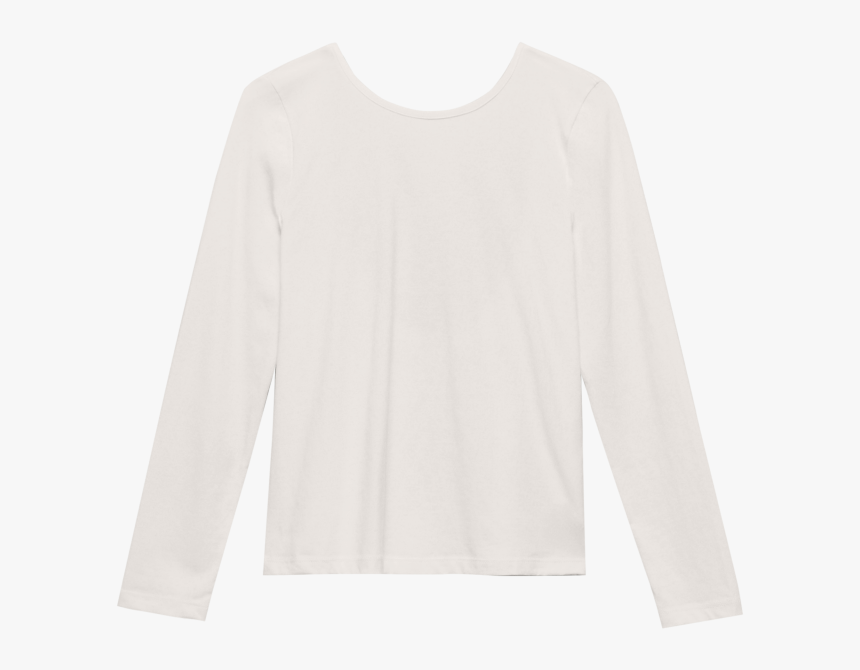 V Back Longsleeve Pastel Beige - Long Sleeve T Shirts Clip Art, HD Png Download, Free Download