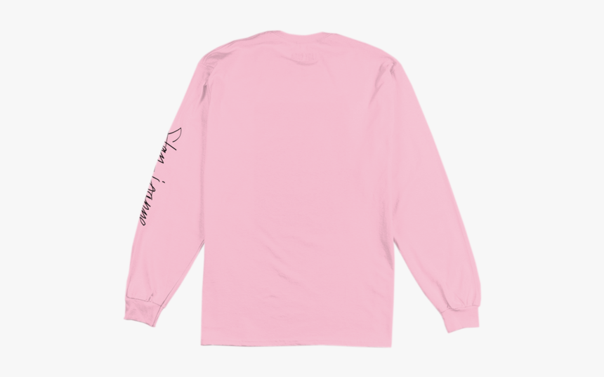 pink t shirt long sleeve