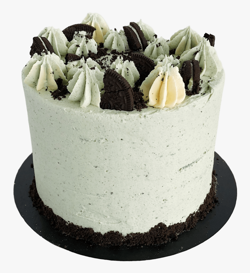 Vegan Cookies And Cream Cake 4"
 Class= - Cookie And Creamcake With Candle, HD Png Download, Free Download