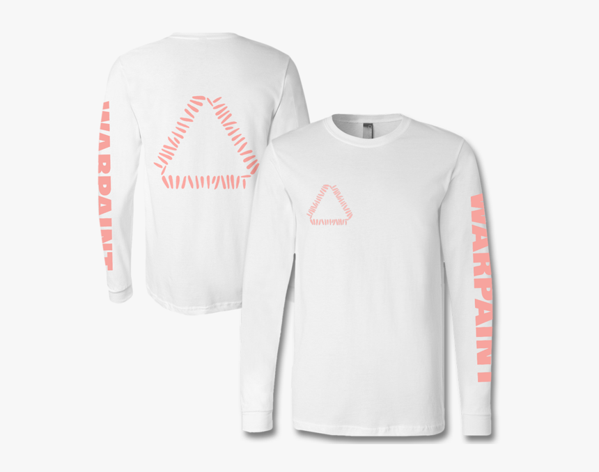 Official Warpaint Triangle Logo Long Sleeve T-shirt - Warpaint T Shirt, HD Png Download, Free Download