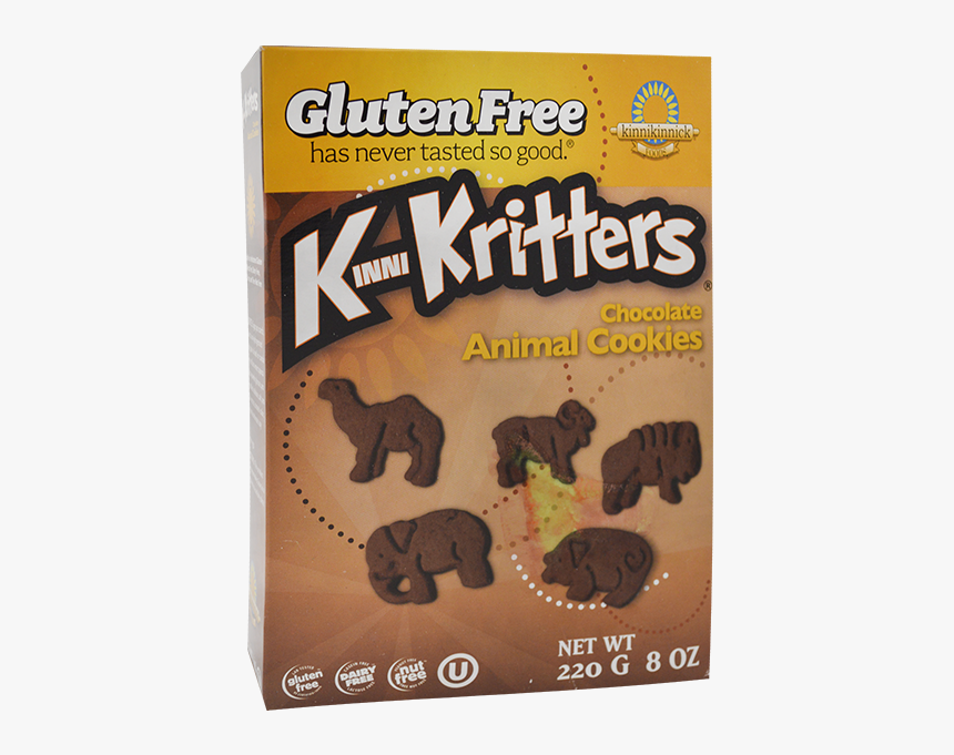 Chocolate Animal Kritters Crackers/1-8oz Box - Chocolate, HD Png Download, Free Download