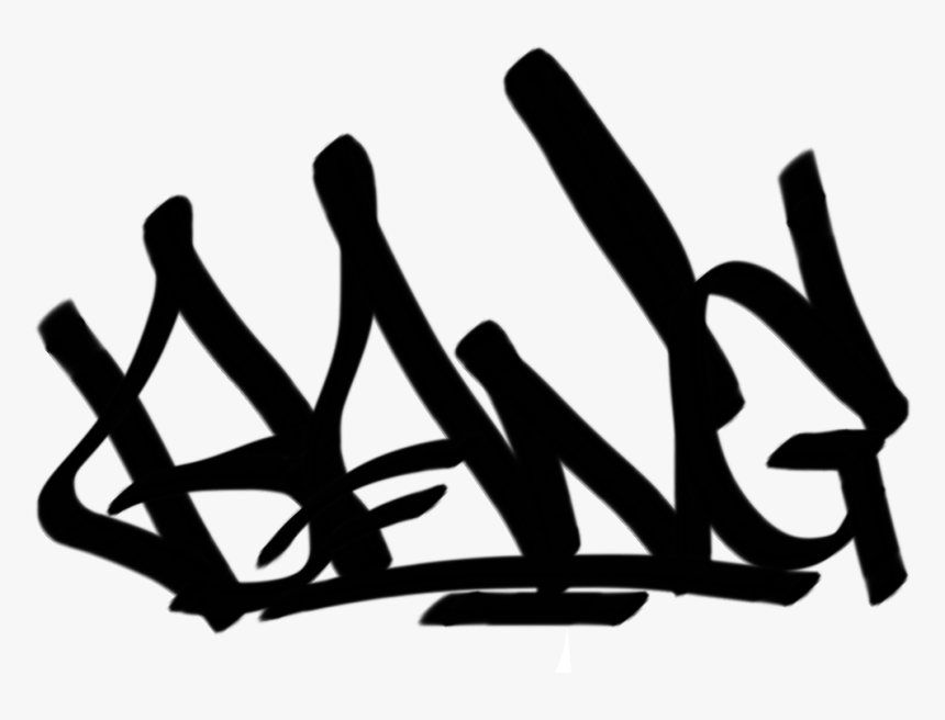 #bang #guns #graffiti #tags #tagging #fonts #free#freetoedit - Graffiti Tags, HD Png Download, Free Download