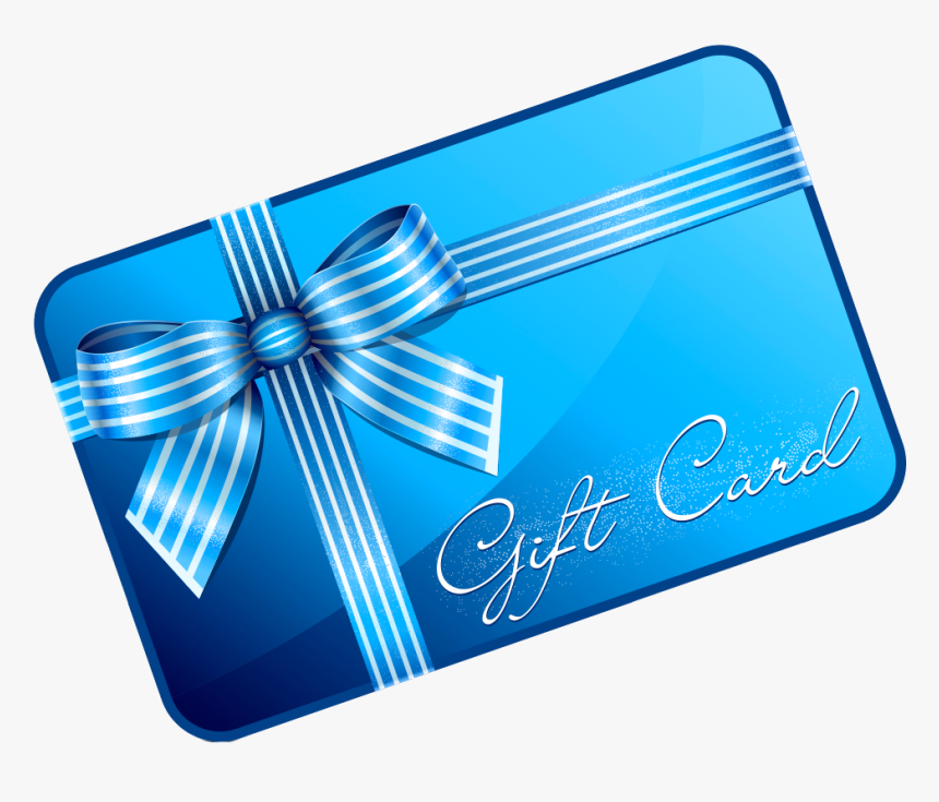 Buy Gift Certificates - Blue Gift Card Clip Art, HD Png Download, Free Download