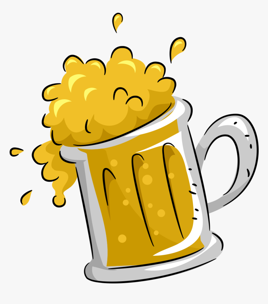 Transparent Beer Clipart Free - Cartoon Beer Transparent Background, HD Png Download, Free Download