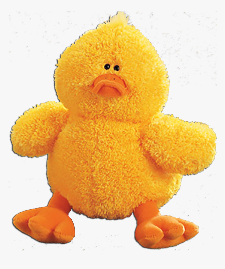 Yellow Duck Png -gund Plush Quacky Yellow Duck Stuffed - Stuffed Toy, Transparent Png, Free Download