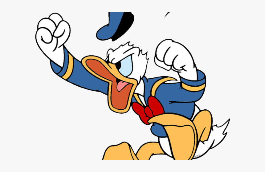Cartoon Donald Duck Angry, HD Png Download, Free Download