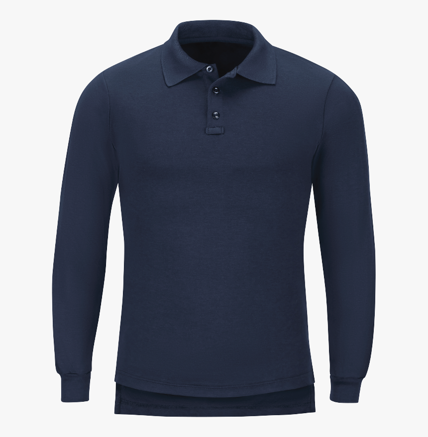 Men"s Long Sleeve Station Wear Polo Shirt - Shirt, HD Png Download, Free Download