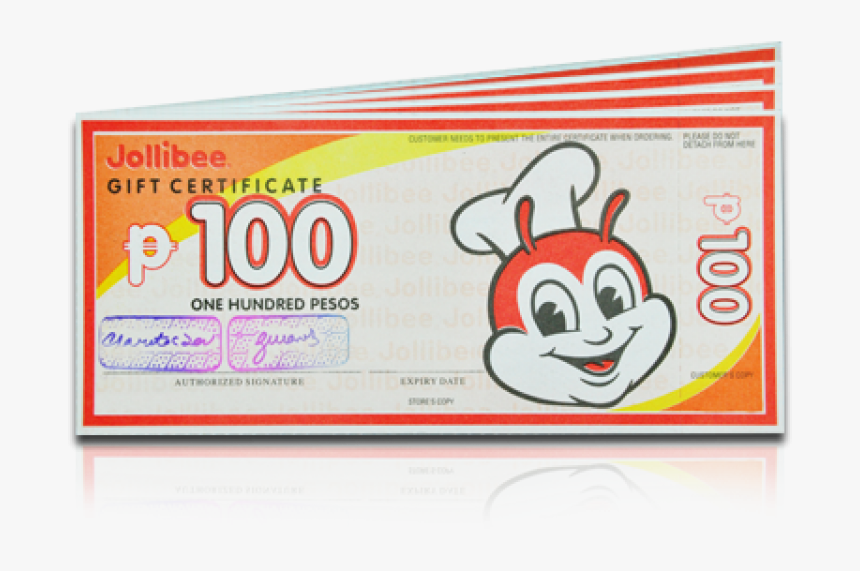 Jollibee Delivery Gift Certificate , Png Download - Logo Jollibee, Transparent Png, Free Download
