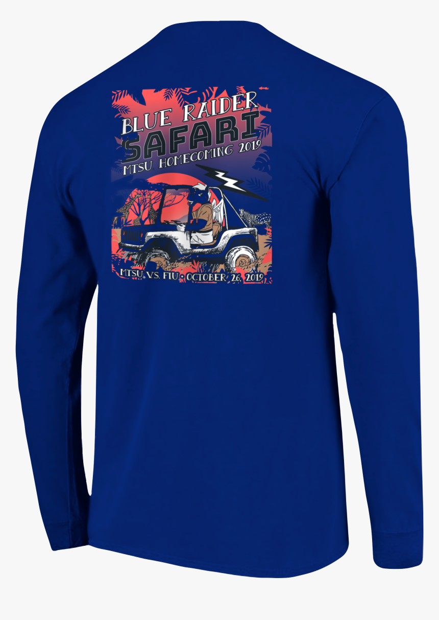 Mtsu 2019 Homecoming Long Sleeve Shirt - Long-sleeved T-shirt, HD Png Download, Free Download