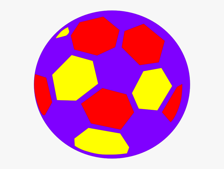 Multicolored Soccerball Svg Clip Arts, HD Png Download, Free Download