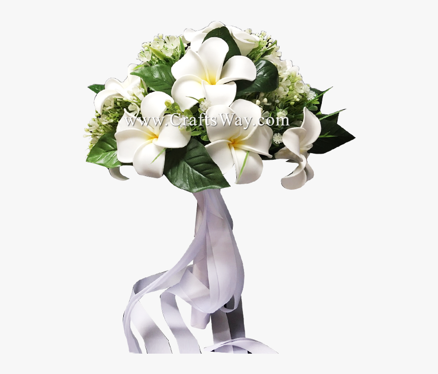 Wd-002 Plumeria Flower Bouquet - Bouquet, HD Png Download, Free Download