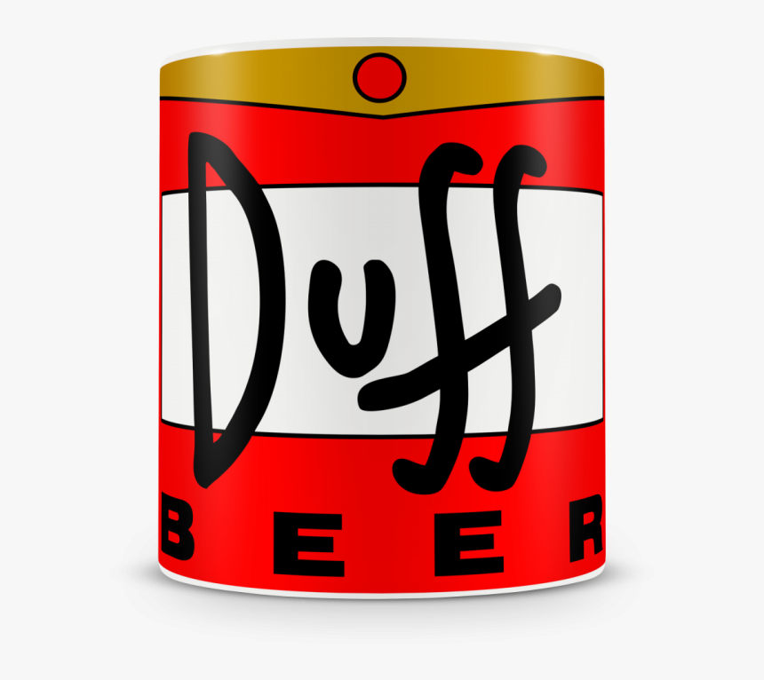 caneca cerveja duff an8952 simpsons duff beer label hd png download