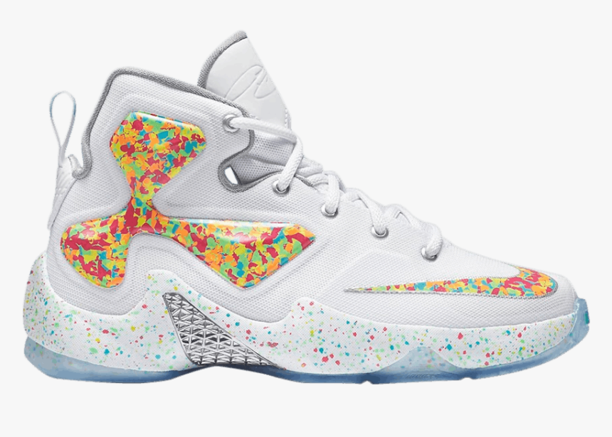 Lebron 11 Fruity Pebbles White, HD Png Download, Free Download