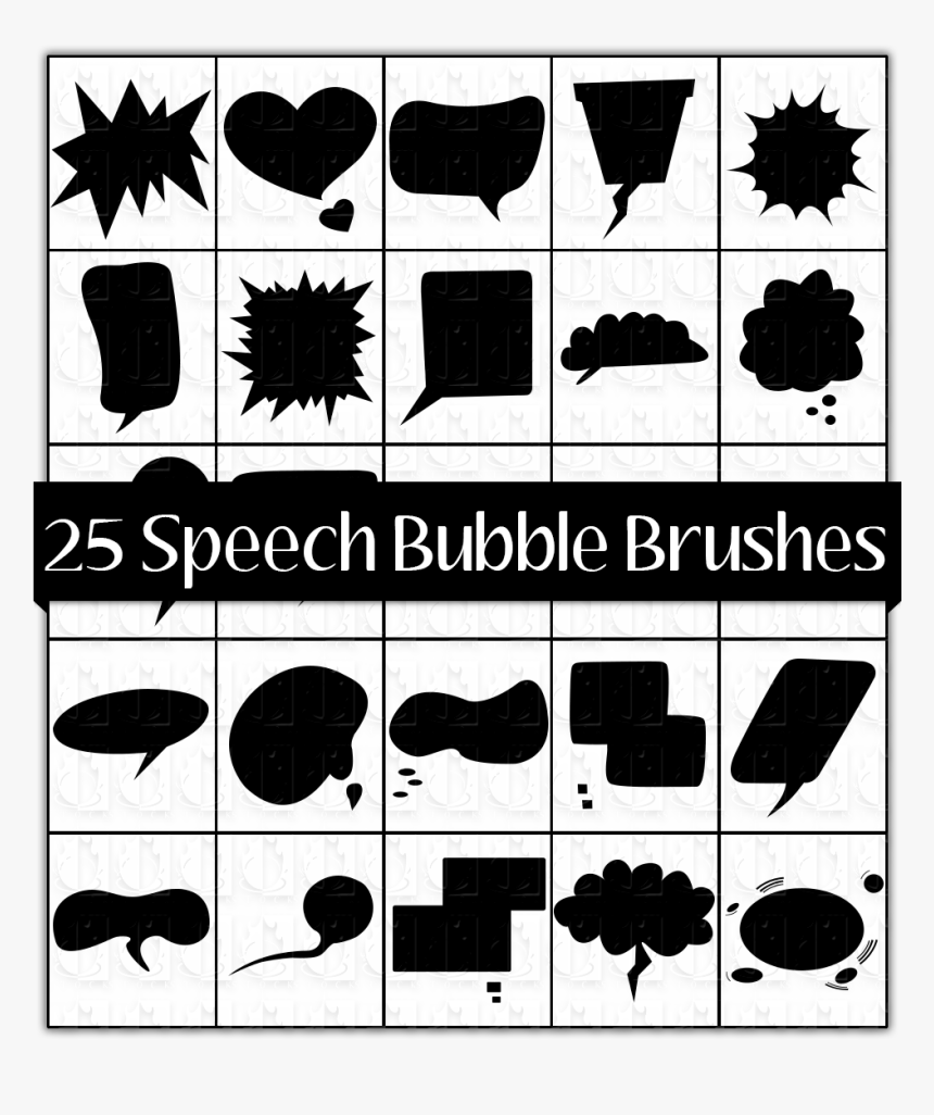 Speech Brush Photoshop, HD Png Download, Free Download