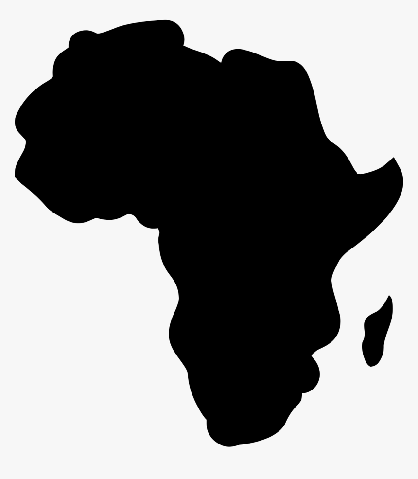 Africa Map Silhouette, HD Png Download, Free Download