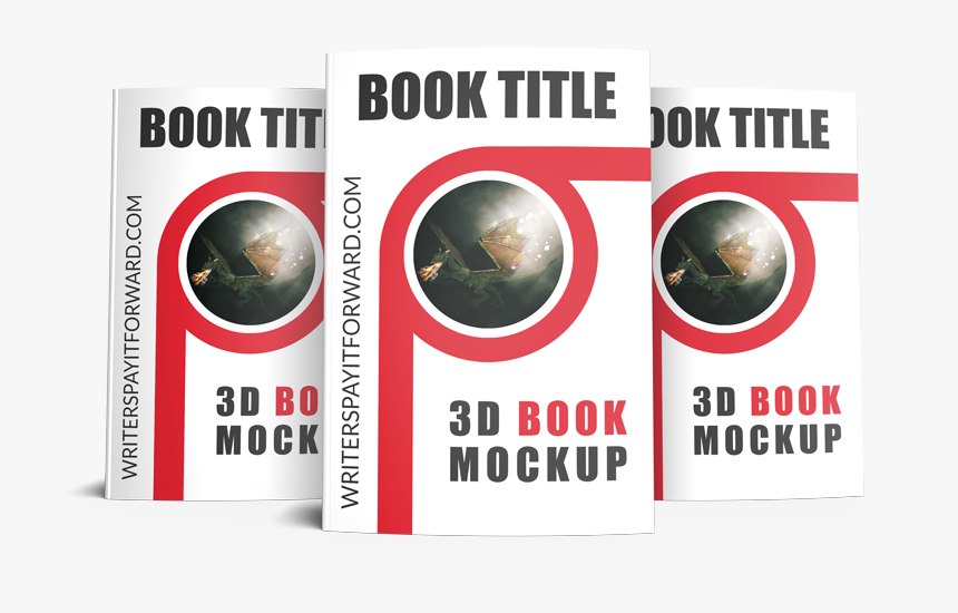 3d Book Mockup Paperback Series - Book Mockup Front And Back, HD Png Download, Free Download