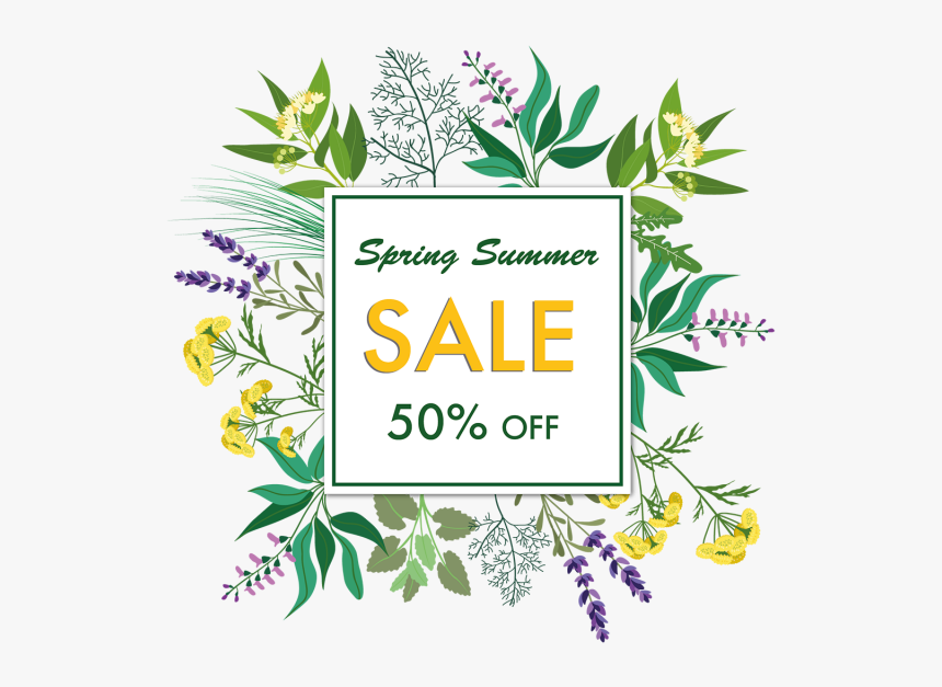 Spring Sale Png - Spring Summer Vector Png, Transparent Png, Free Download