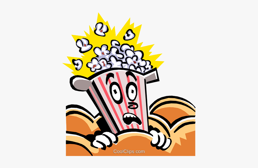 Popcorn X Character Royalty Free Vector Clip Art Illustration - Clip Art, HD Png Download, Free Download