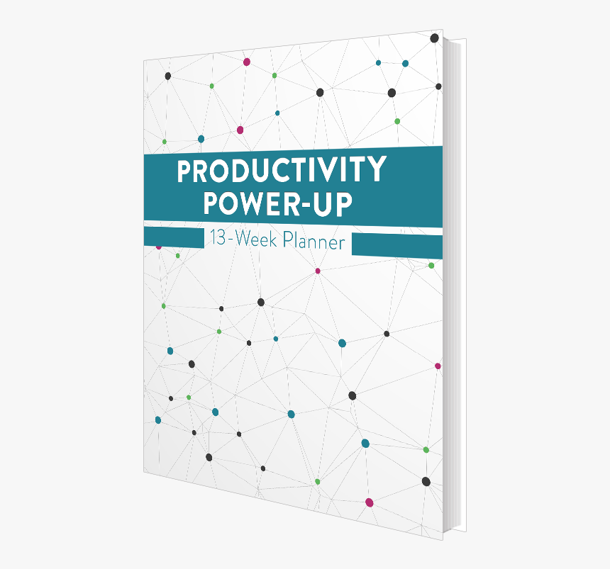 Productivity Power Up 13 Week Planner 3d Book Cover - Poster, HD Png Download, Free Download
