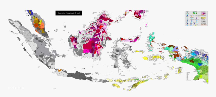 Indonesia Language Map, HD Png Download, Free Download