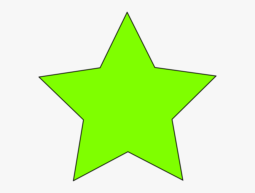 Pink And Gold Star - Light Green Star Clipart, HD Png Download, Free Download