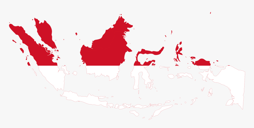 Transparent Neighborhood Street Clipart - Indonesia Flag Map, HD Png Download, Free Download