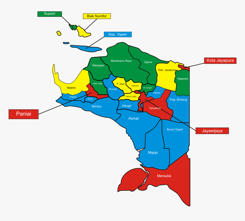 Transparent Peta Indonesia Png - Wamena Map Png, Png Download, Free Download