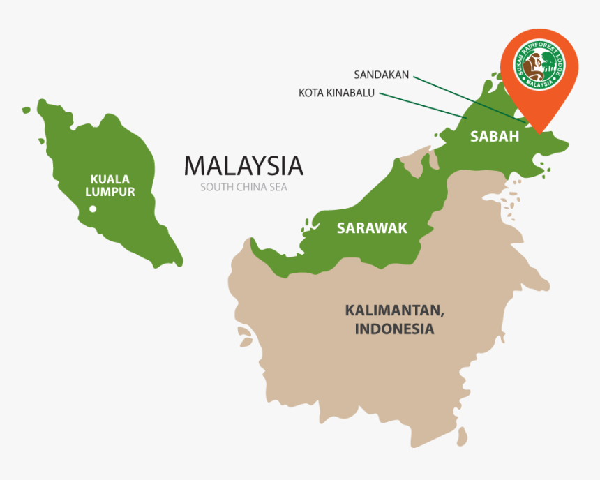 Malaysia-map - Malaysia Map Free Vector, HD Png Download, Free Download