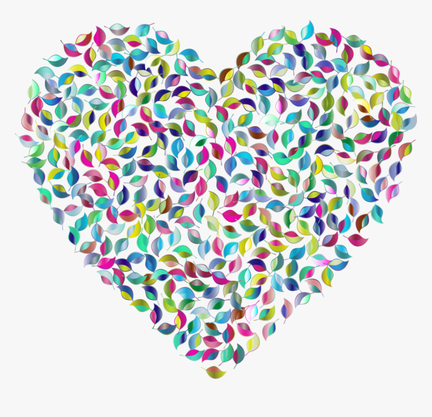 Heart Fractal Emotion Computer Icons - Cute Heart No Background, HD Png Download, Free Download