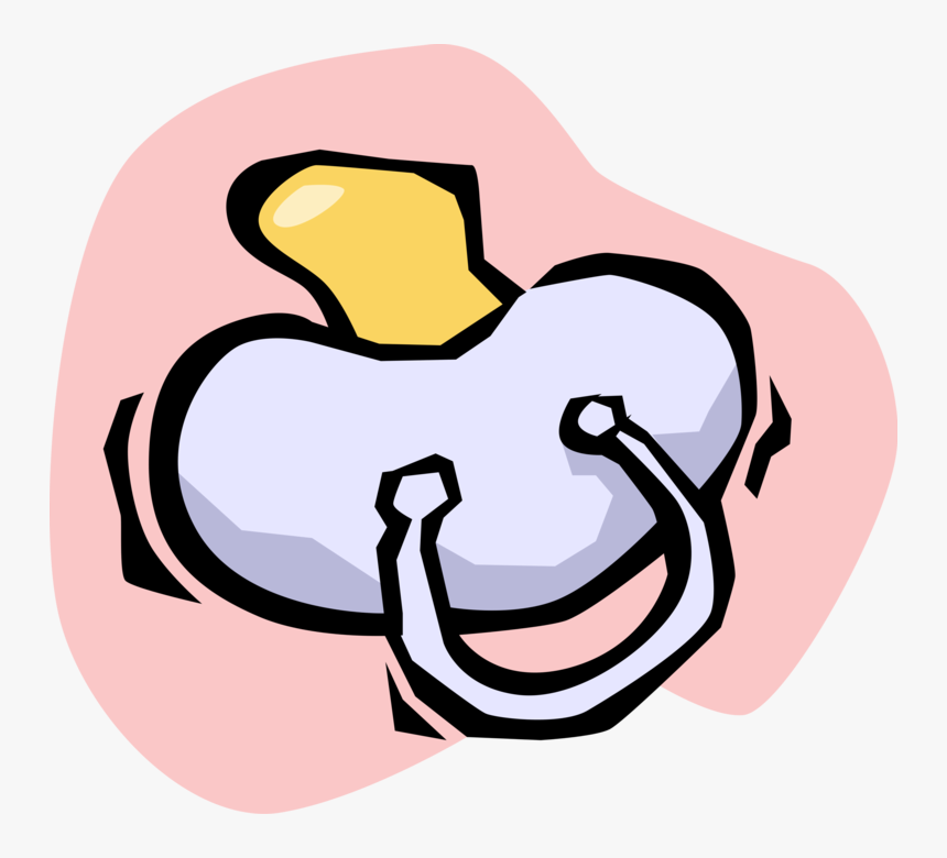 Pacifier Soother Vector Image, HD Png Download, Free Download