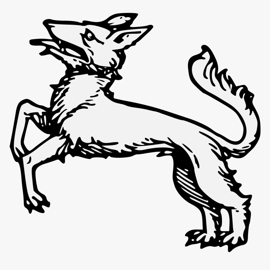 Wolves Heraldry Transparent, HD Png Download, Free Download