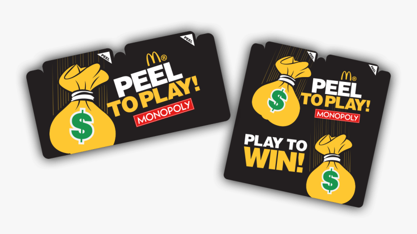 Mcdonald"s Monopoly Game Pieces - Mcdonalds Monopoly Sticker Png, Transparent Png, Free Download