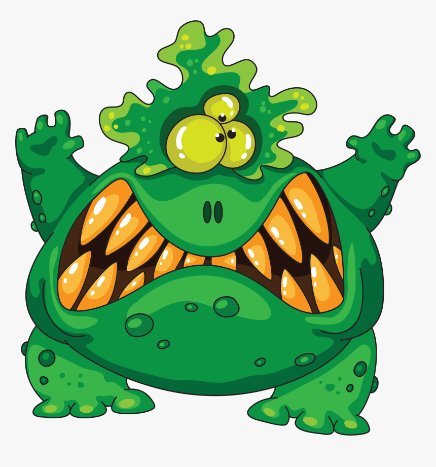 Green Monster Png - Spooky Monster Clip Art, Transparent Png, Free Download