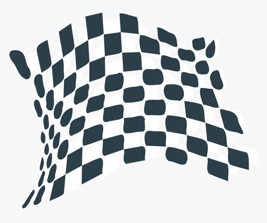 Chequered Flag Abstract Icon - Motor Racing Flags Vector, HD Png Download, Free Download