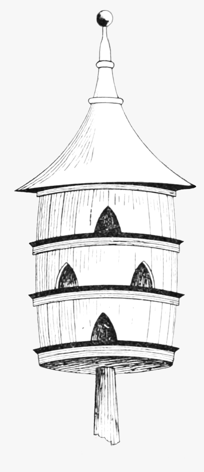 Barrel Birdhouse Drawing - Barrel Birdhouse, HD Png Download, Free Download